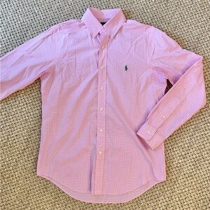Ralph Lauren Men’s Pink Gingham Shirt